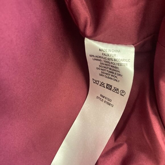 1.State Faux Fur Vest Multicolor Long Womens Small S Festival ASO Eliza Selfie - Picture 5 of 13